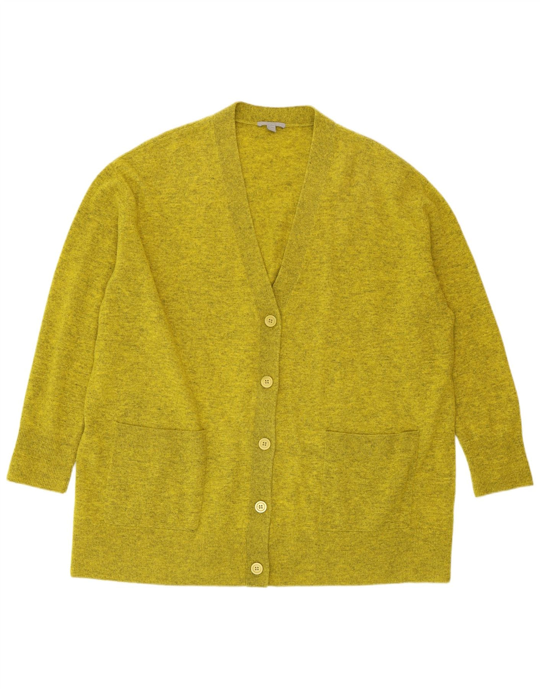 COS Cardigan long surdimensionné pour femme UK 14 Vert moyen moucheté