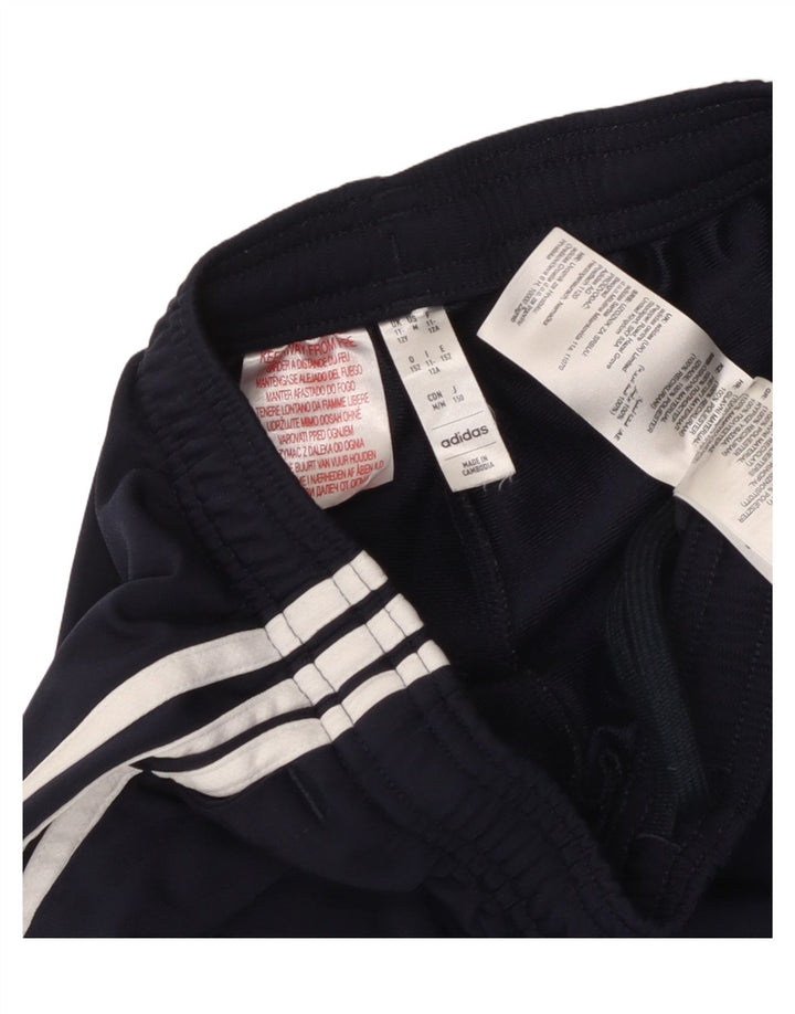 Pantalon de survêtement Adidas garçon 11-12 ans bleu marine polyester