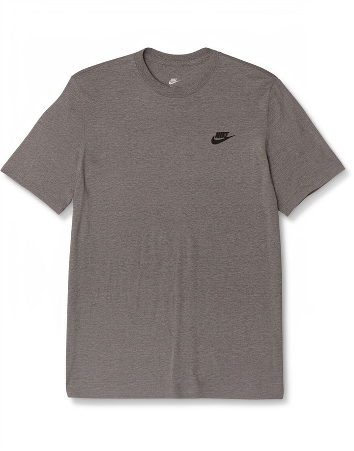 Nike T-Shirt Homme Gris Moyen Moucheté Coton