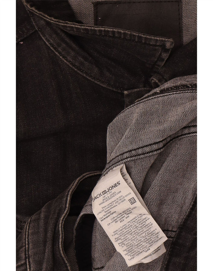 Jack & Jones Veste en Jean Homme UK 42 XL Gris Coton