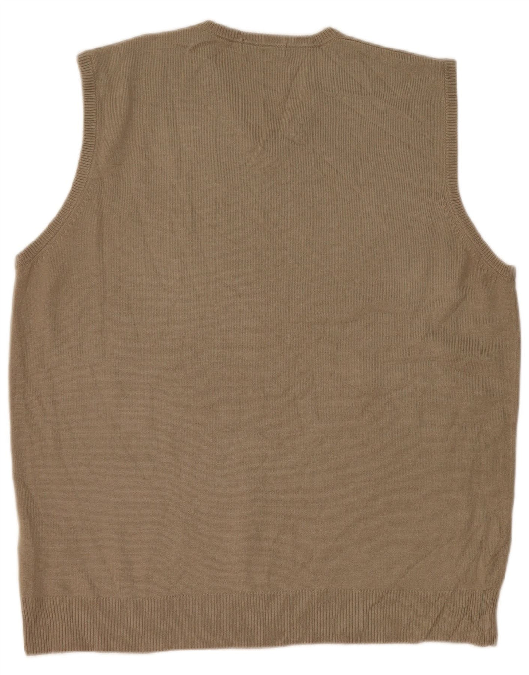 Marks & Spencer Débardeur pour homme Large Beige Acrylique