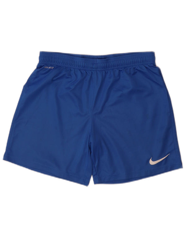Short de sport Nike Dri Fit pour hommes, petit, bleu, polyester