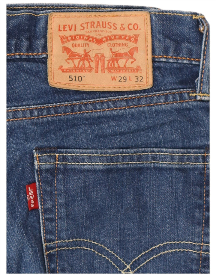 LEVI'S Jean Slim 510 Homme W29 L32 Bleu Coton