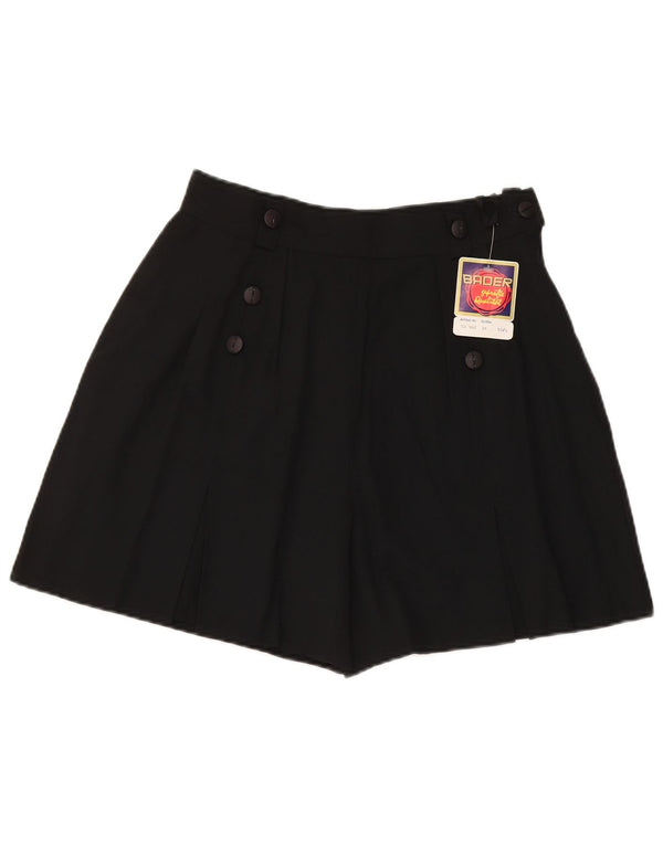 Bader Short décontracté taille haute pour femme UK 10 Small W28 Viscose noire