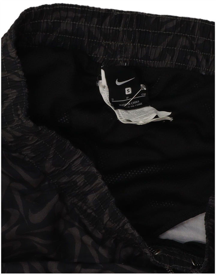 Nike Short de sport graphique pour homme Petit noir Polyester