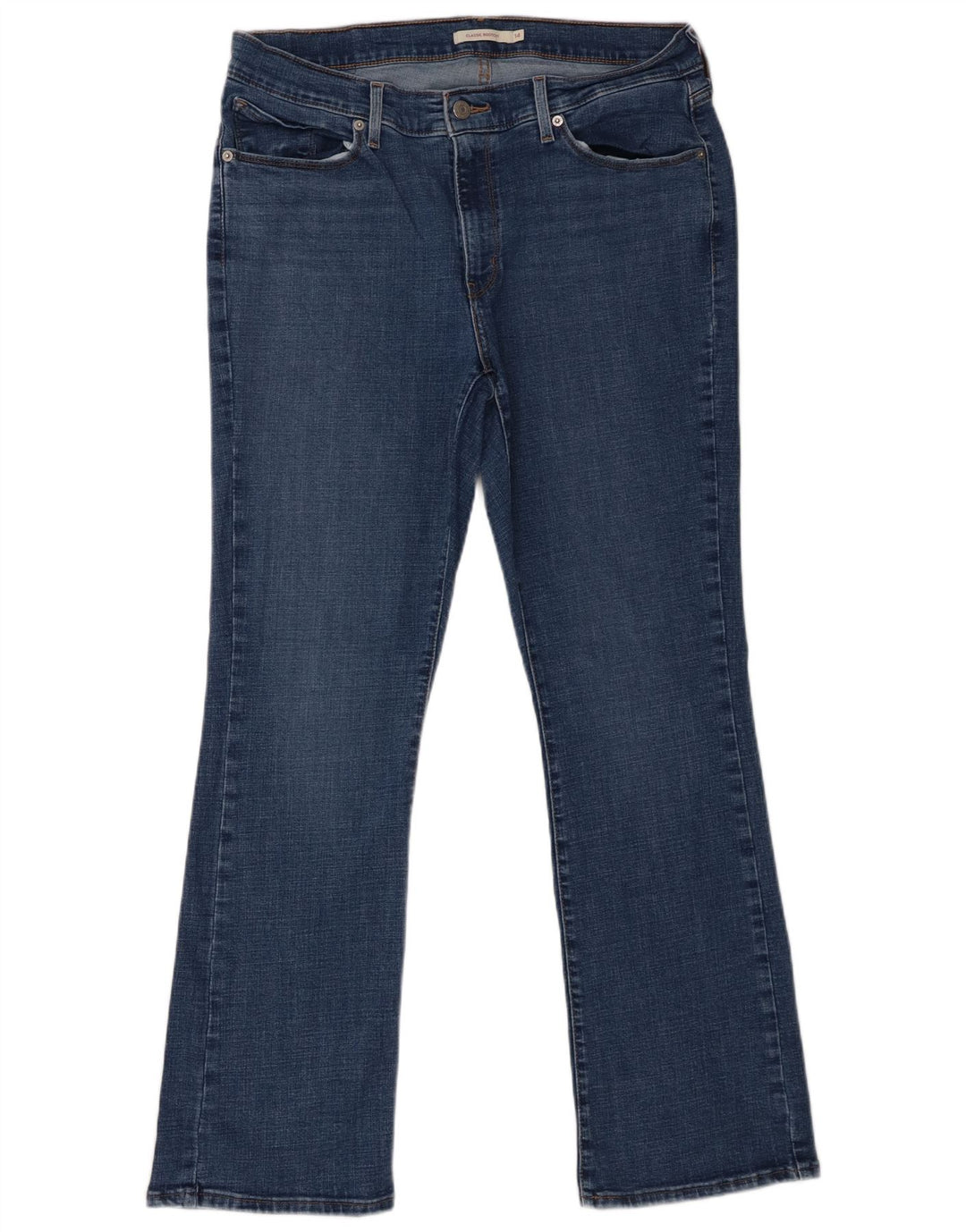 Levi's Jean bootcut classique pour femme US 14 XL W32 L32 Bleu Coton