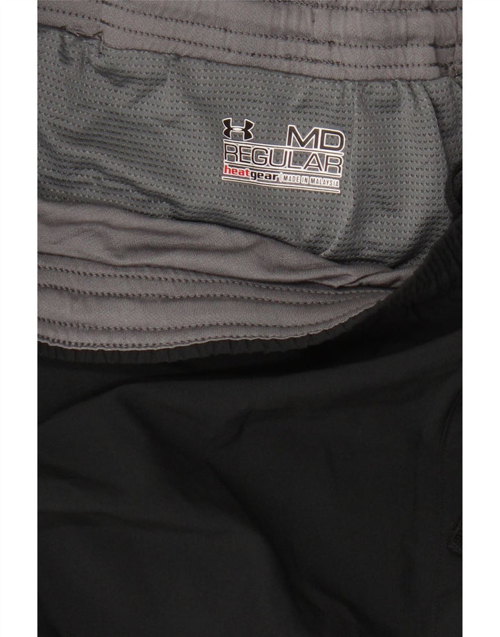 Under Armour Short de Sport Heat Gear Regular Fit Homme Noir Moyen
