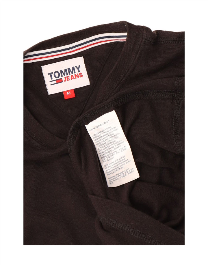Tommy Hilfiger Haut à manches longues pour femme UK 12 Marron moyen Coton