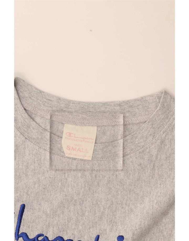 Champion T-Shirt Graphique Homme Petit Gris Moucheté