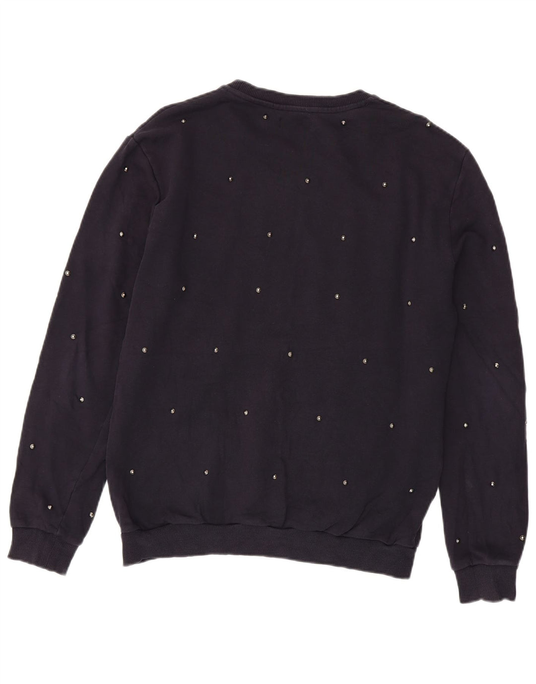 Zara Homme Sweatshirt Jumper Large Bleu Marine Coton