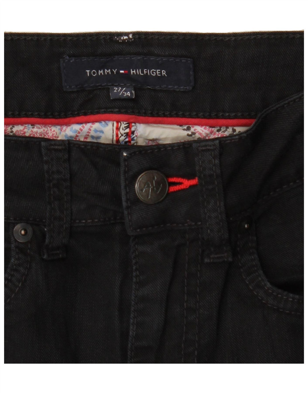 TOMMY HILFIGER Womens Bootcut Jeans W27 L30 Black Vintage Tommy Hilfiger and Second-Hand Tommy Hilfiger from Messina Hembry 