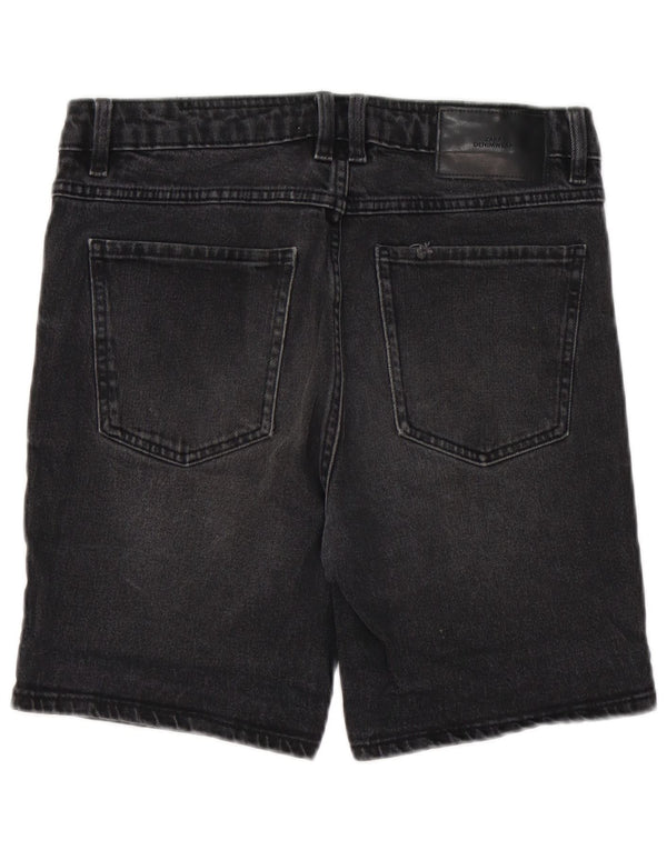 Zara Short en jean pour homme EU 38 Small W30 Noir