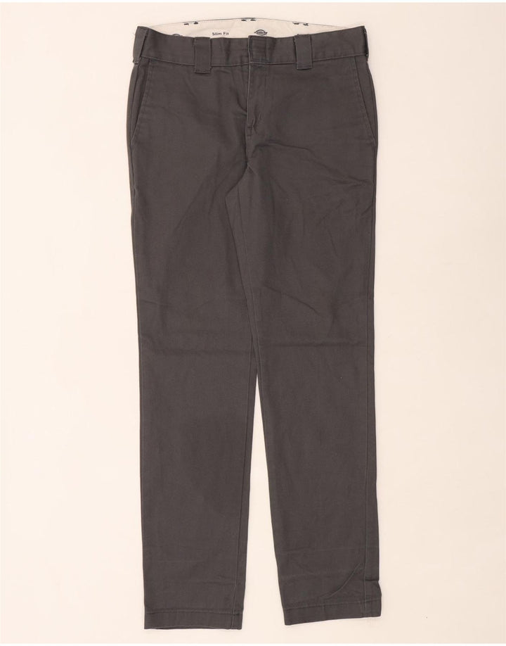 Dickies Pantalon Chino Slim Fit Homme W30 L32 Gris Polyester