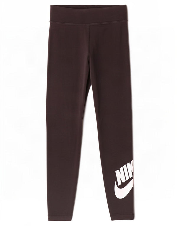 Nike Legging graphique pour femme UK 8 Small Noir Polyester