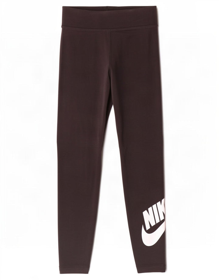 Nike Legging graphique pour femme UK 8 Small Noir Polyester