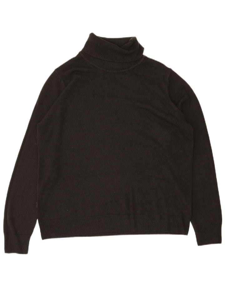 Marks & Spencer Pull col roulé pour femme UK 16 Large Noir