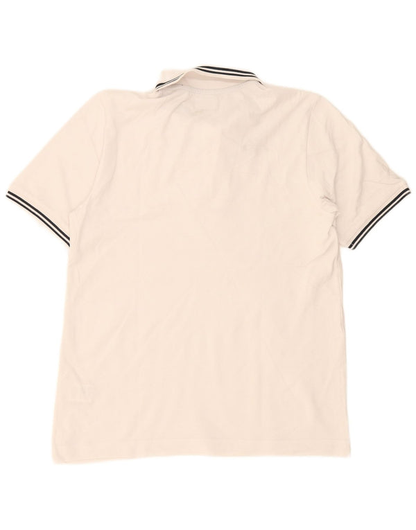 KAPPA Polo Homme Blanc Moyen Coton