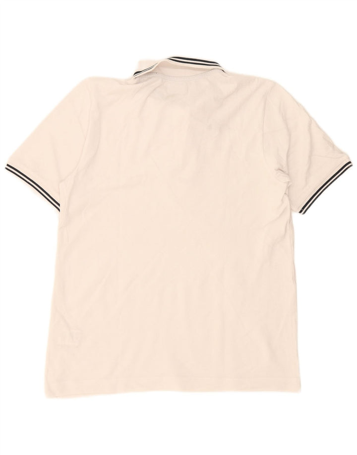 KAPPA Polo Homme Blanc Moyen Coton