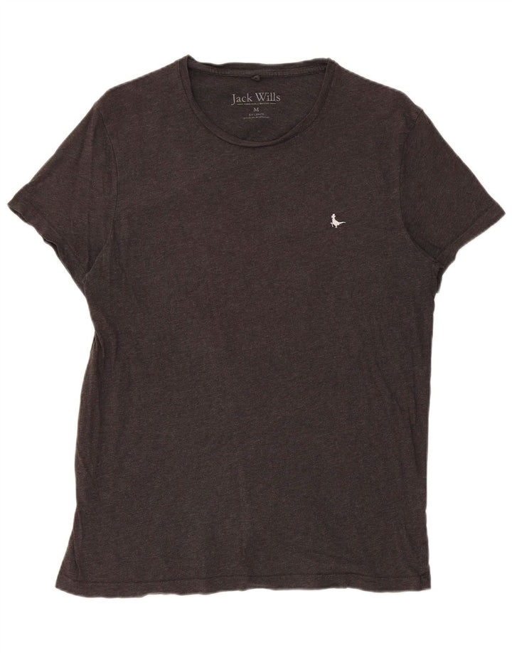 Jack Wills T-Shirt Femme Gris Moyen Coton