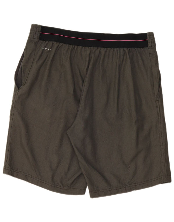 Adidas Short de sport Climacool pour homme, grand, gris, polyester