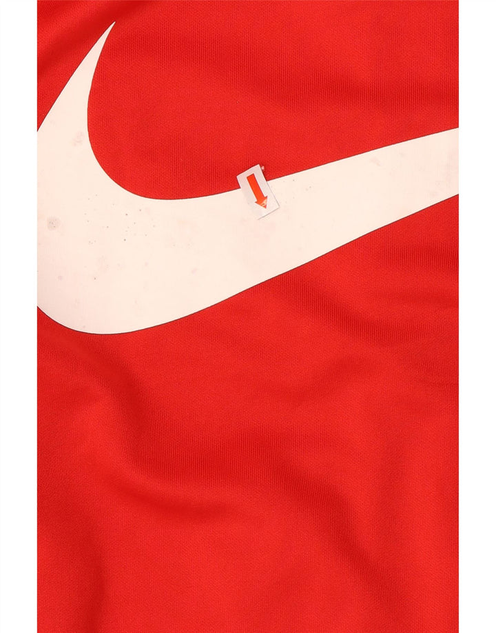 Nike Hommes Swoosh Graphic Survêtement Top Veste Petit Rouge Colorblock