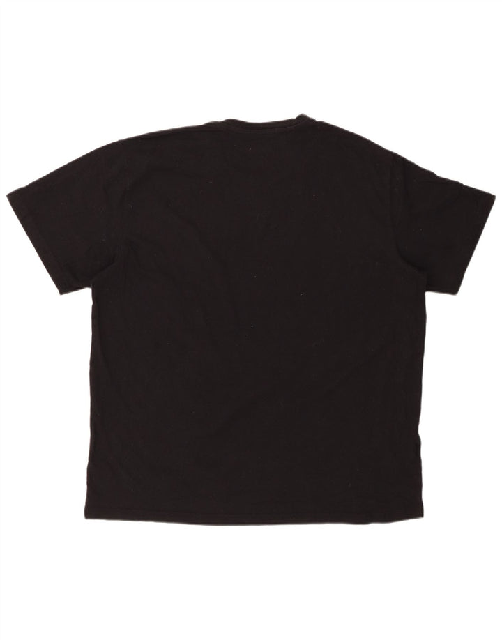 EDDIE BAUER T-Shirt Homme Haut Large Coton Noir