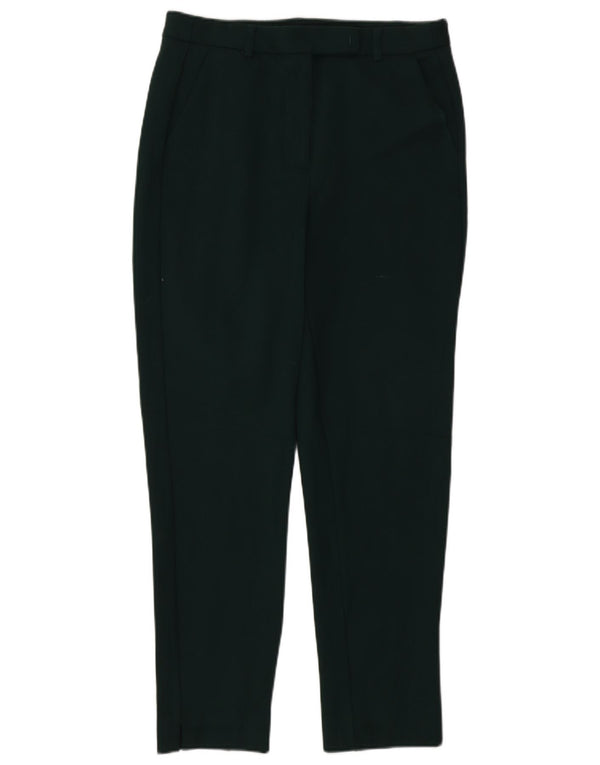 Marks & Spencer Pantalon de costume pour femme UK 10 Small W27 L27 Vert Classique