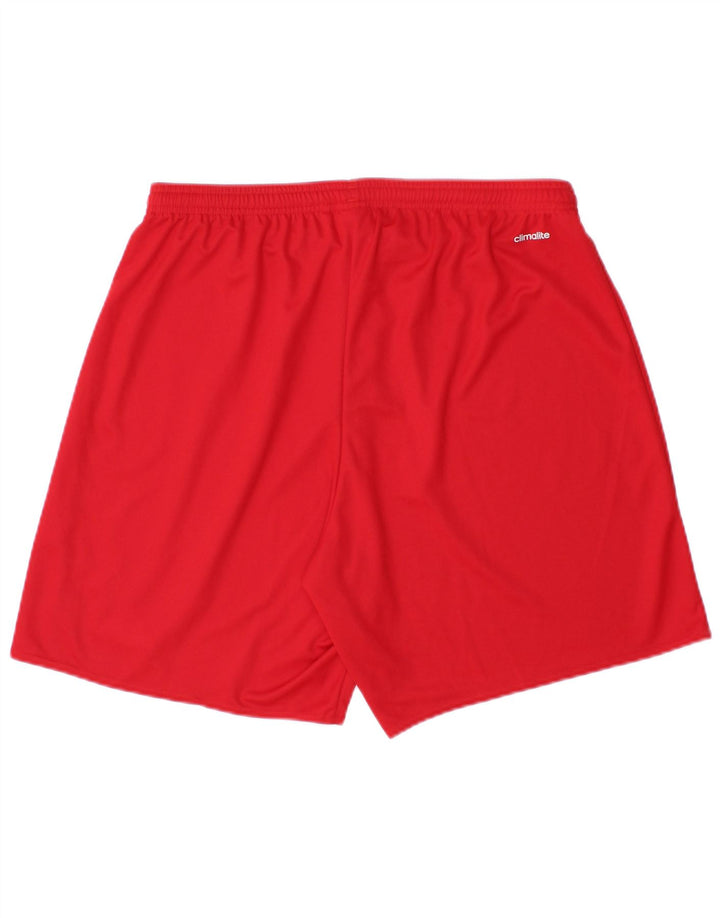 Adidas Hommes Climalite Sport Shorts Grand Rouge Polyester