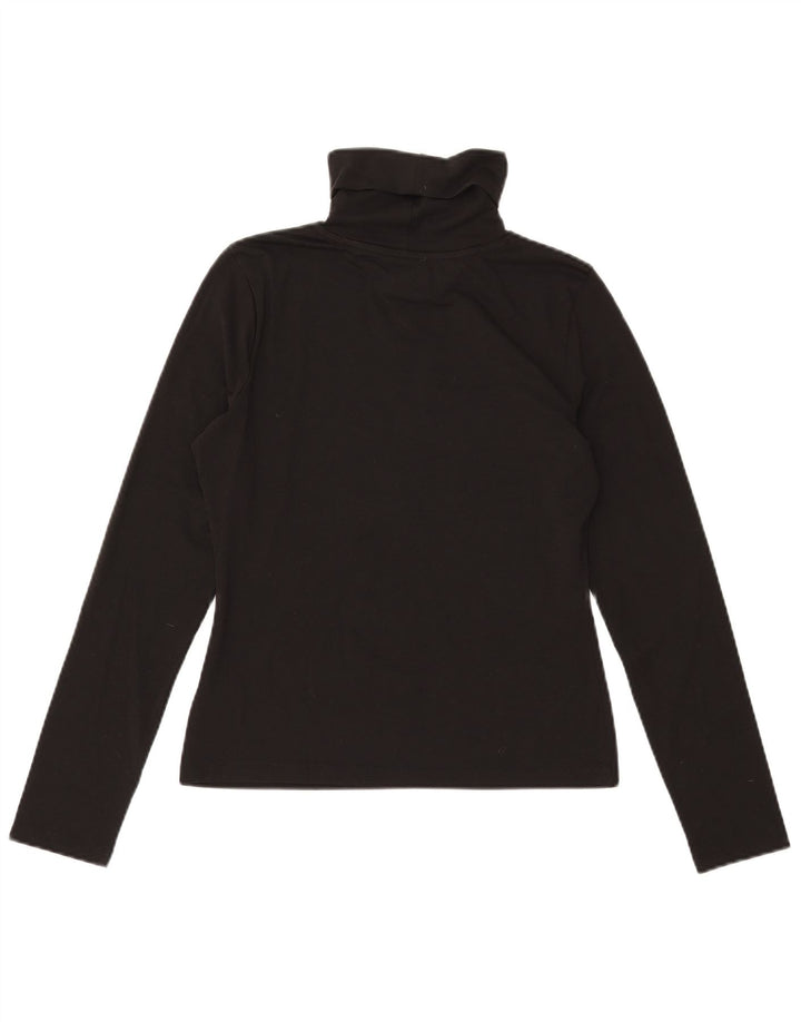 Tommy Hilfiger Haut graphique à manches longues pour femme UK 14 Noir moyen Polyester