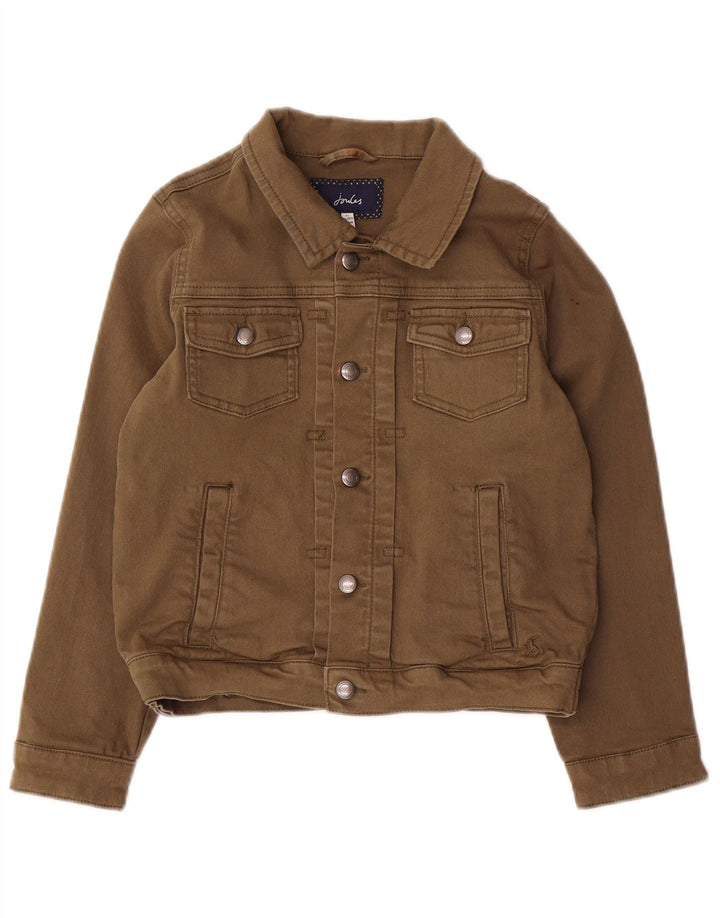 Joules Veste en jean garçon 8-9 ans Kaki Coton