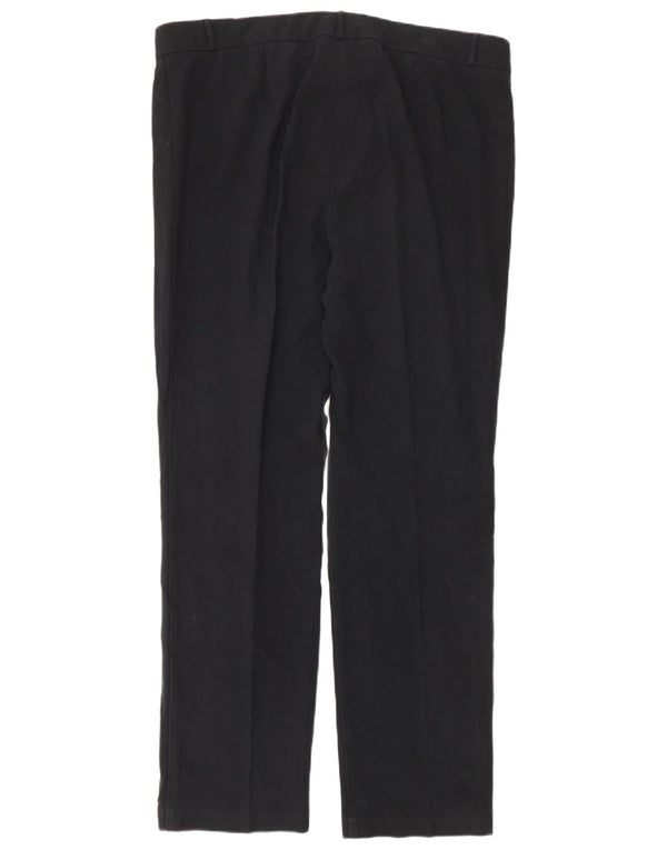 Marks & Spencer Pantalon décontracté moderne pour femme UK 16 Large W34 L30 Noir