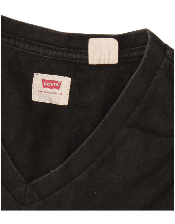 Levi's T-Shirt Homme Noir Large