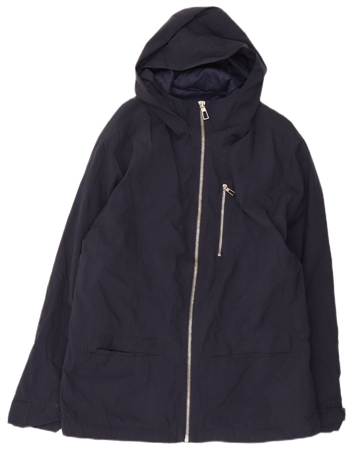 Marks & Spencer Veste de pluie pour homme UK 42 XL Bleu marine Polyester