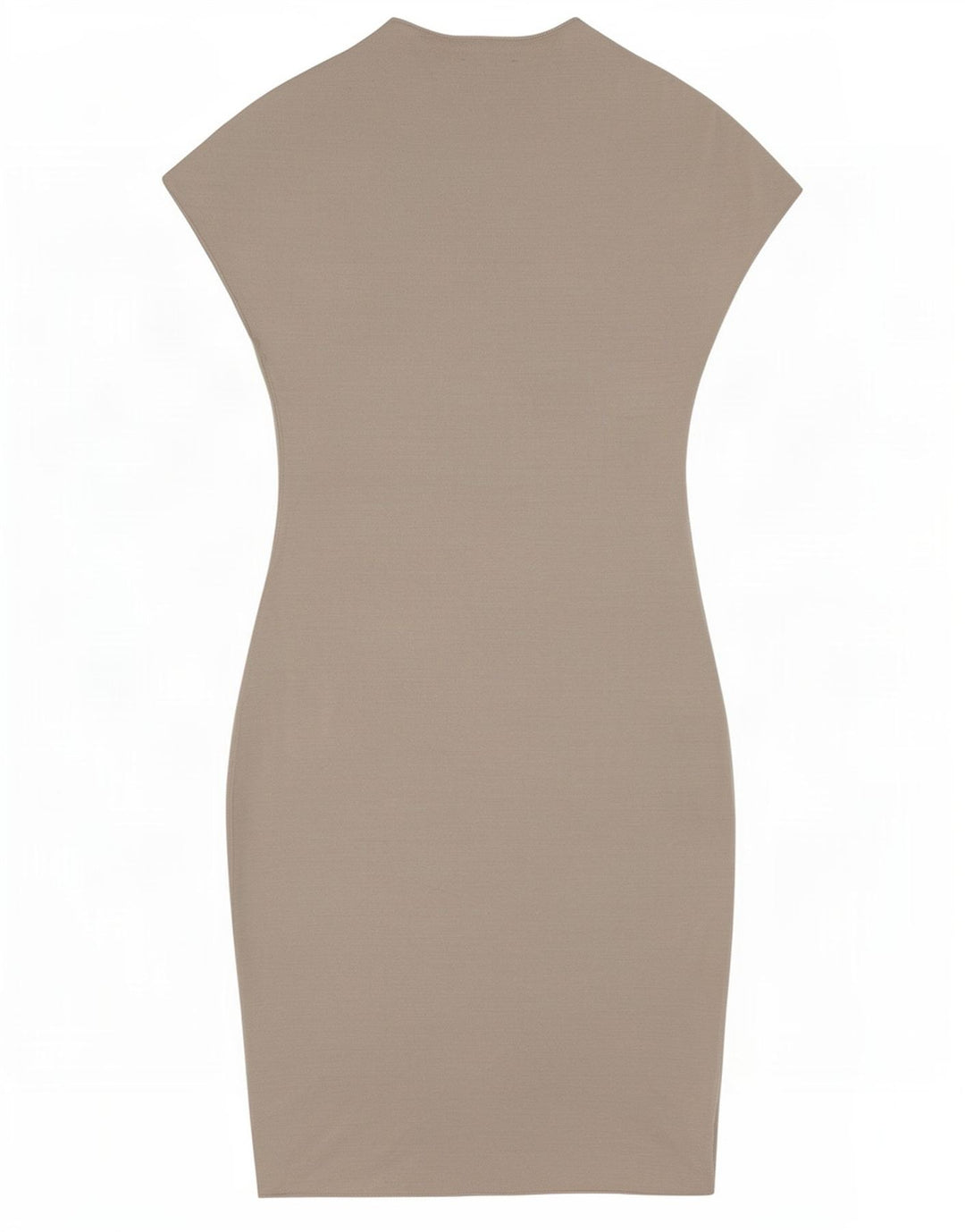 Zara Femme Robe Moulante UK 8 Petite Viscose Grise