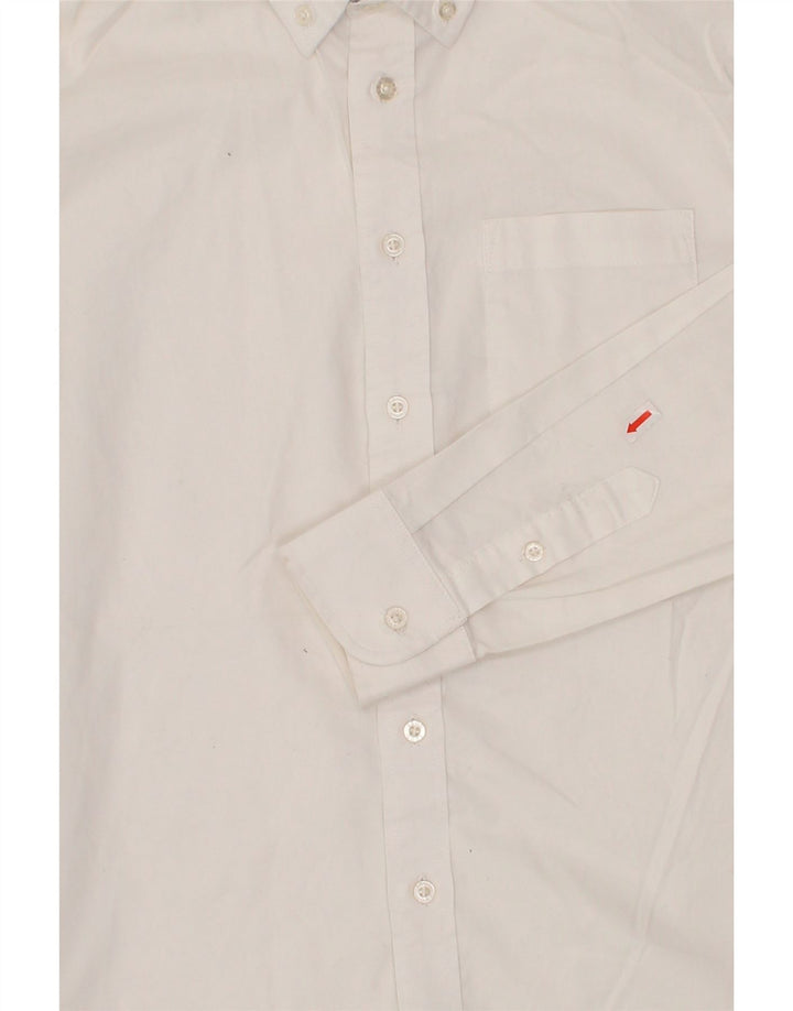 IZOD Boys Shirt 14-15 Years Large White Cotton Vintage Izod and Second-Hand Izod from Messina Hembry 