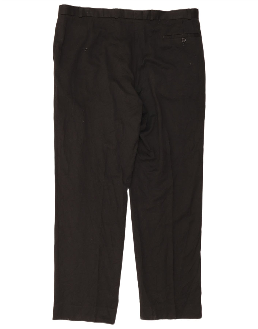 Marks & Spencer Pantalon de Costume Pegged Homme W42 L33 Noir Viscose