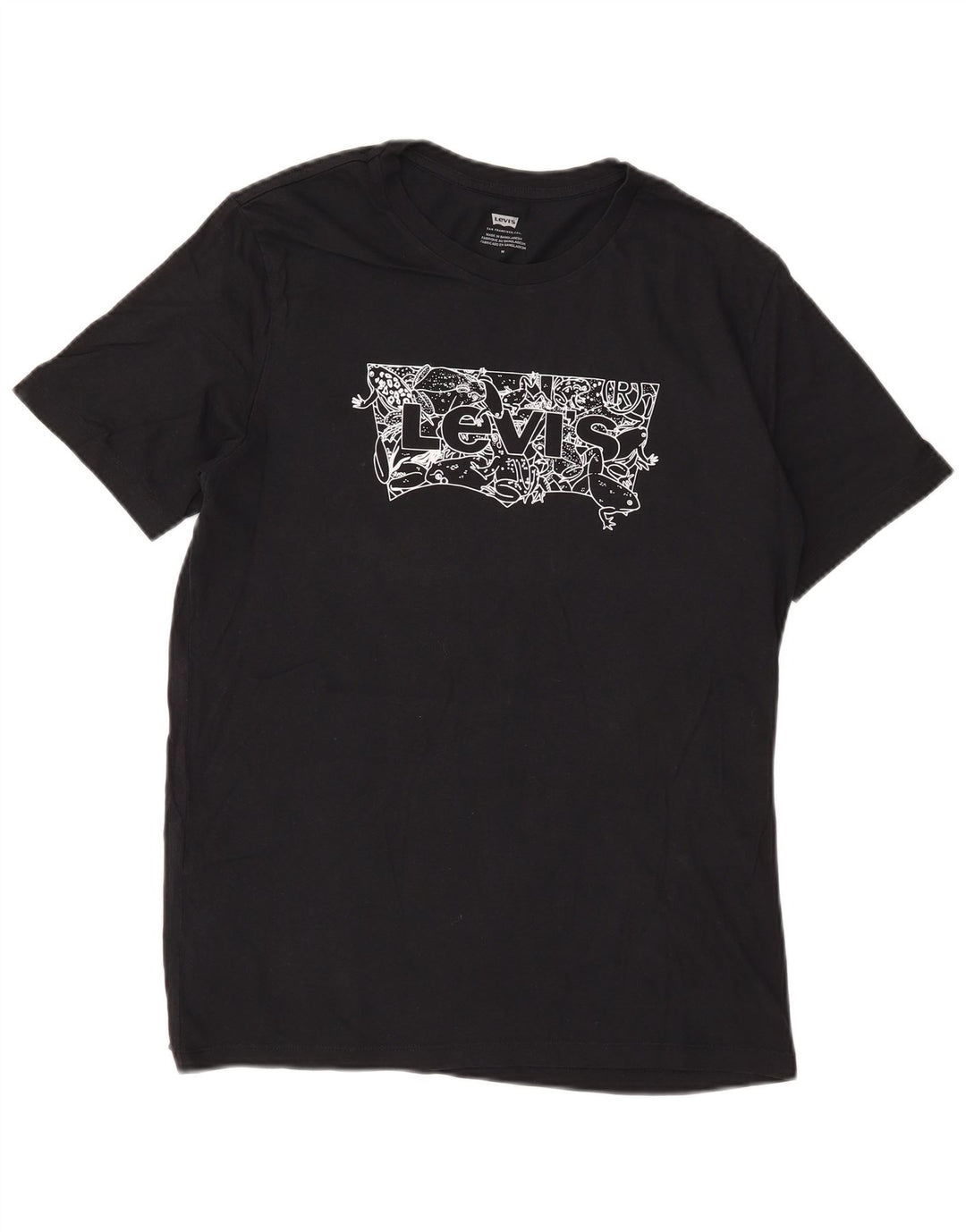 Levi's Tee-Shirt Graphic Homme Noir Moyen Coton