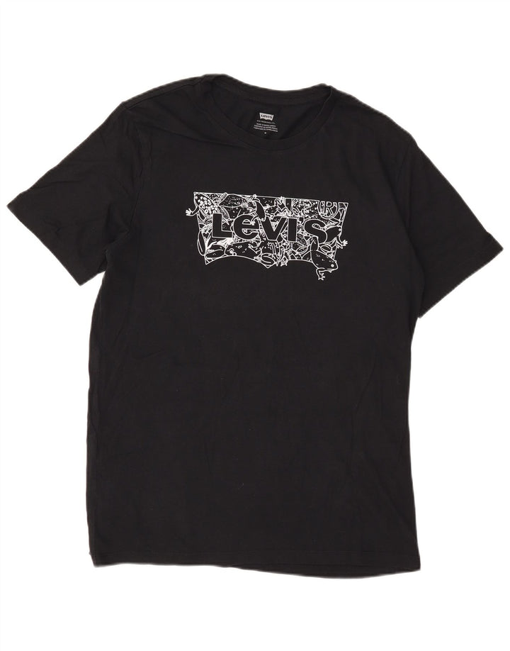 Levi's Tee-Shirt Graphic Homme Noir Moyen Coton