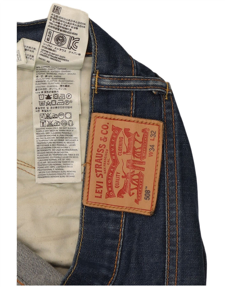 Levi's Jean 508 Regular Tapered Homme Bleu Coton