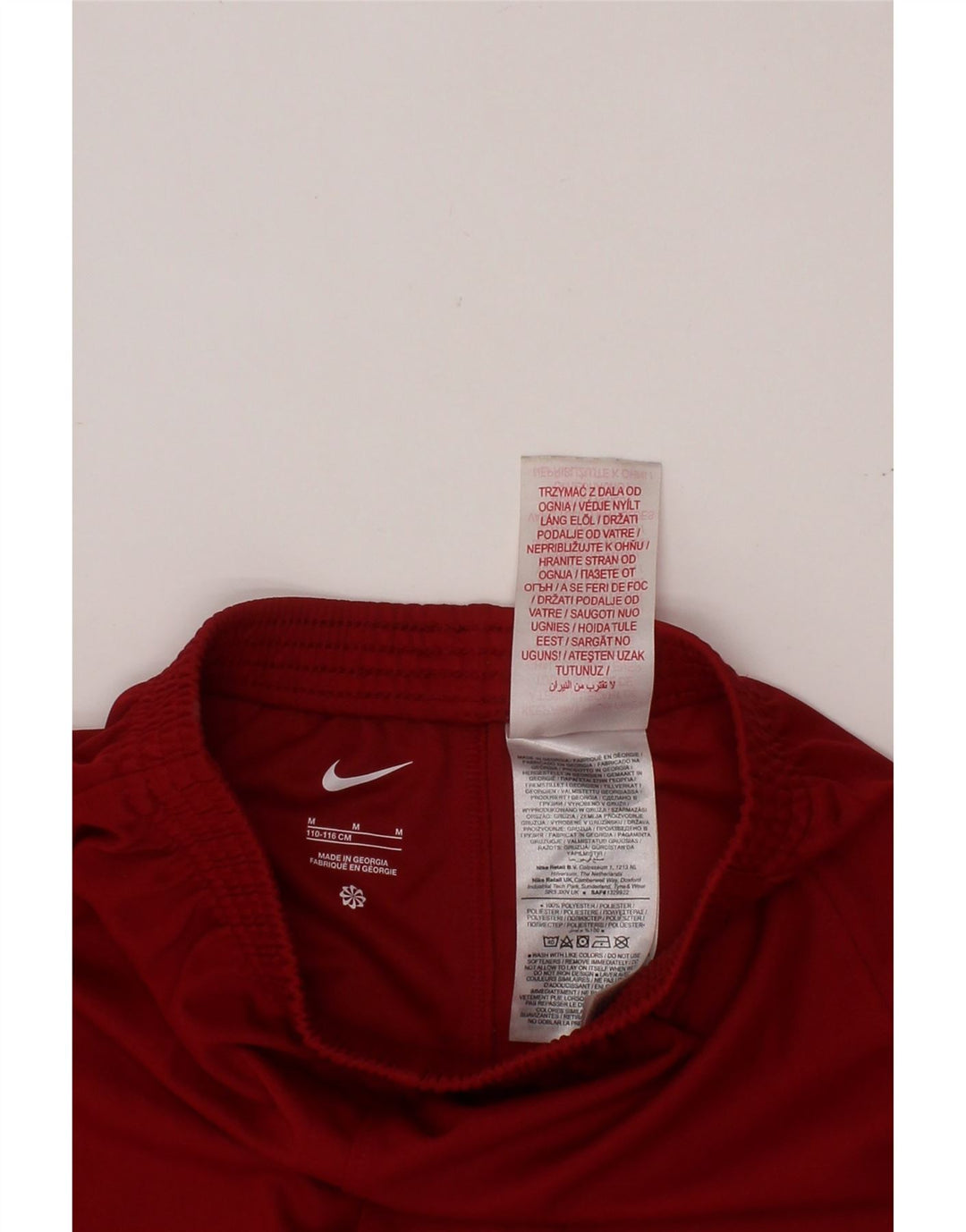 NIKE Short de Sport Liverpool Garçon 10-11 Ans Rouge Moyen Polyester