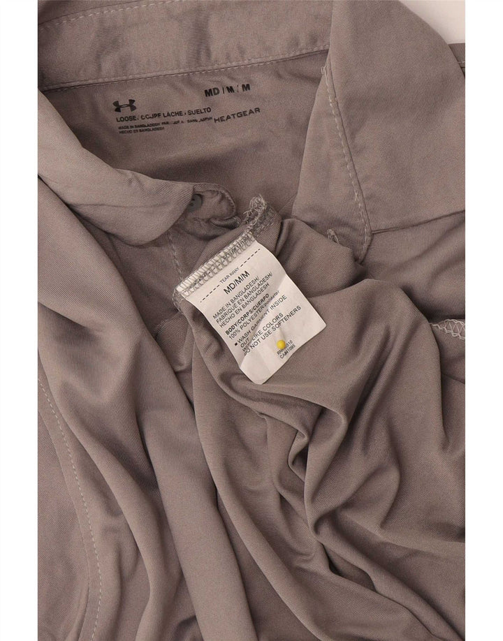 Under Armour Polo Heat Gear Homme Gris Moyen Polyester