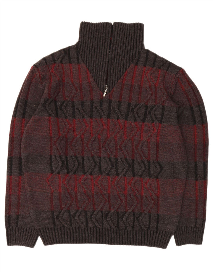 BABISTA Pull Col Zippé Homme IT 54 XL Rayé Multicolore