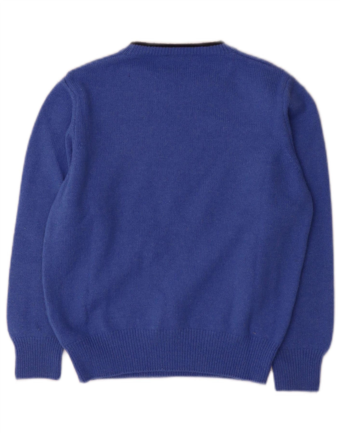 Fred Perry Pull ras du cou pour garçon 7-8 ans Bleu laine