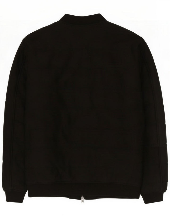 Zara Veste Bomber Homme UK 42 XL Noir Polyester