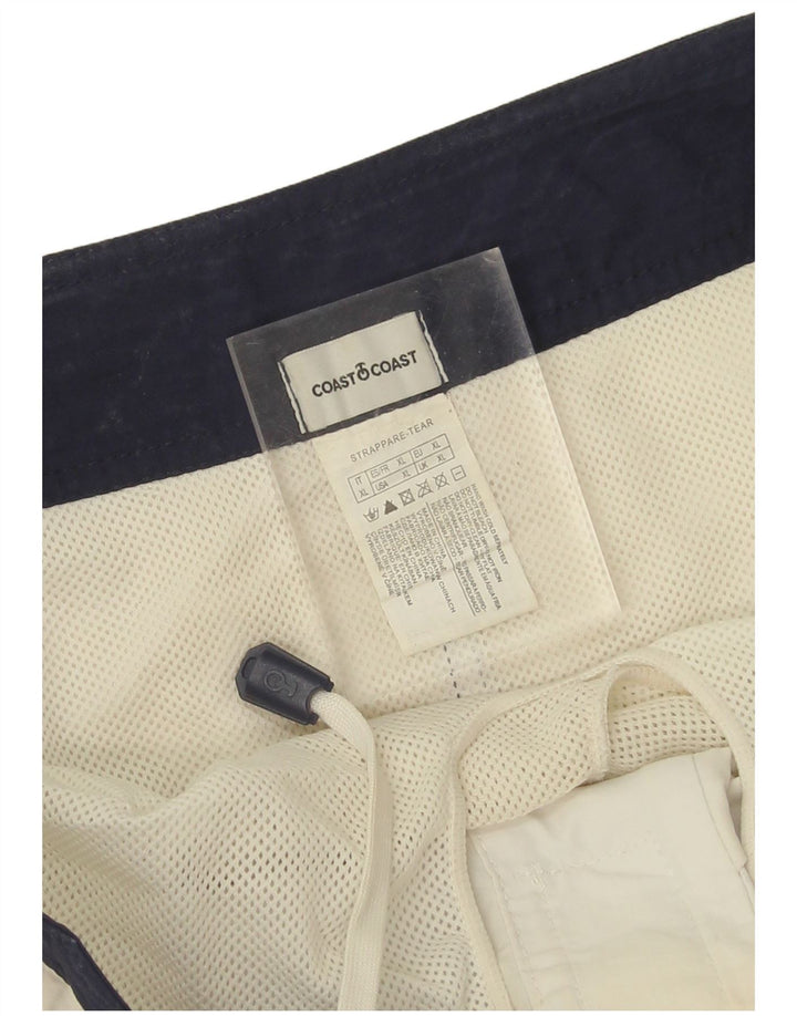 Coast Short de Bain Graphique XL Homme Bleu Marine Colorblock Polyamide