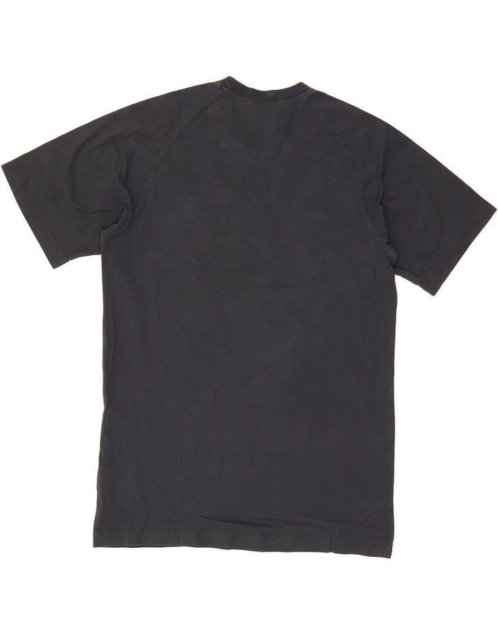 ADIDAS Mens Graphic T-Shirt Top Small Black Cotton Vintage Adidas and Second-Hand Adidas from Messina Hembry 