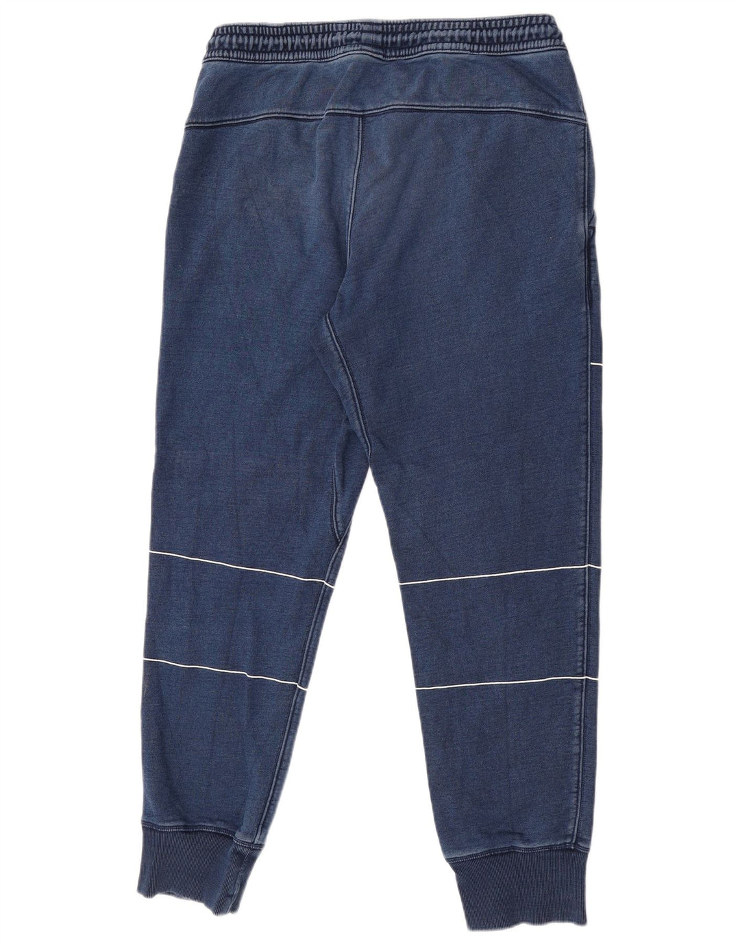 Adidas Pantalon de survêtement pour homme en coton à rayures bleues