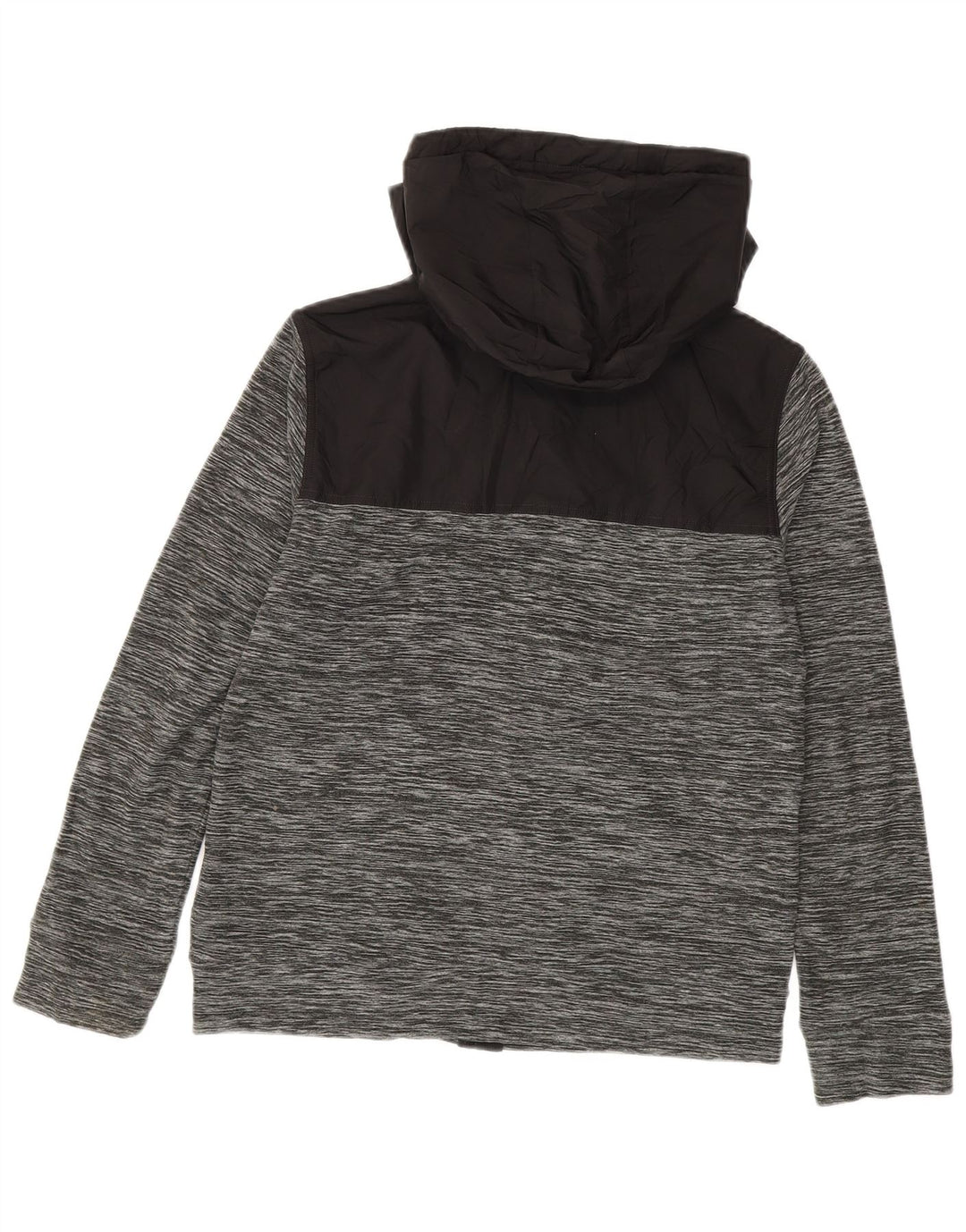 PUMA Pull à capuche zippé pour garçon 14-15 ans Grand Gris Colorblock Polyester