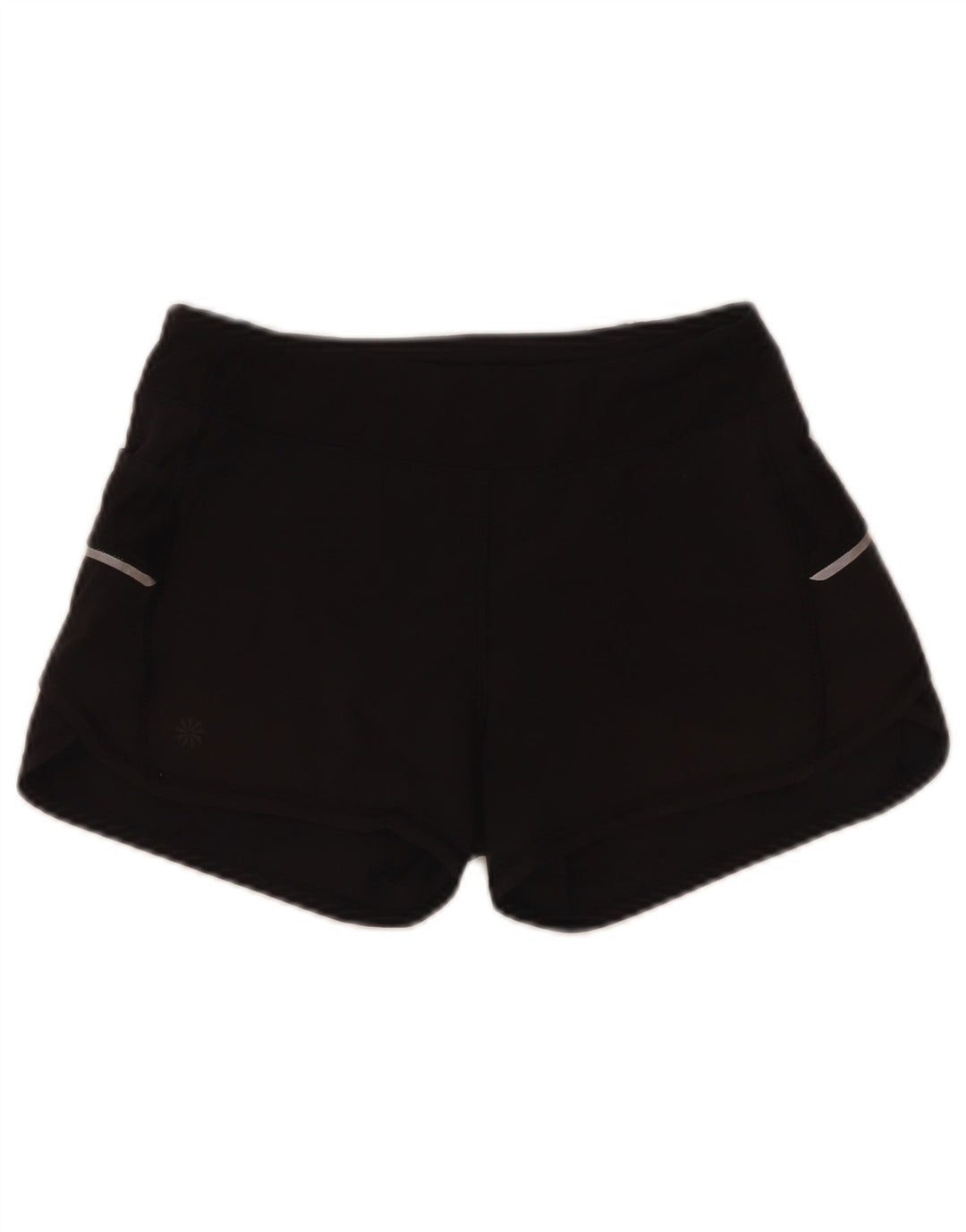 Short de sport Athleta Fille 8-9 ans Polyester Noir Moyen