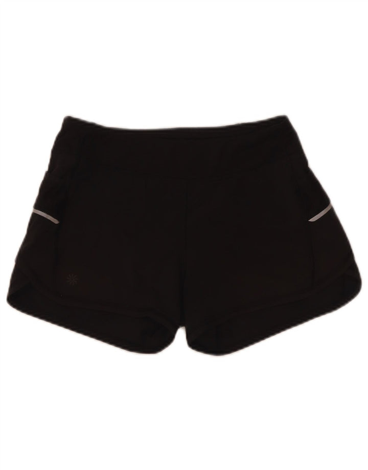 Short de sport Athleta Fille 8-9 ans Polyester Noir Moyen